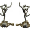 Pair of Royal Signals Anodised (Staybrite) Collar Badges