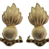 Pair of Royal Artillery Anodised (Staybrite) Collar Badges