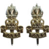 Pair of Royal Army Educational Corps (R.A.E.C.) Anodised (Staybrite) Collar Badges