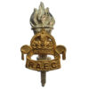 Royal Army Educational Corps (R.A.E.C.) Officer's Silvered & Gilt Collar Badge - King's Crown
