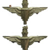 Pair of Parachute Regiment Collar Badges - King's Crown