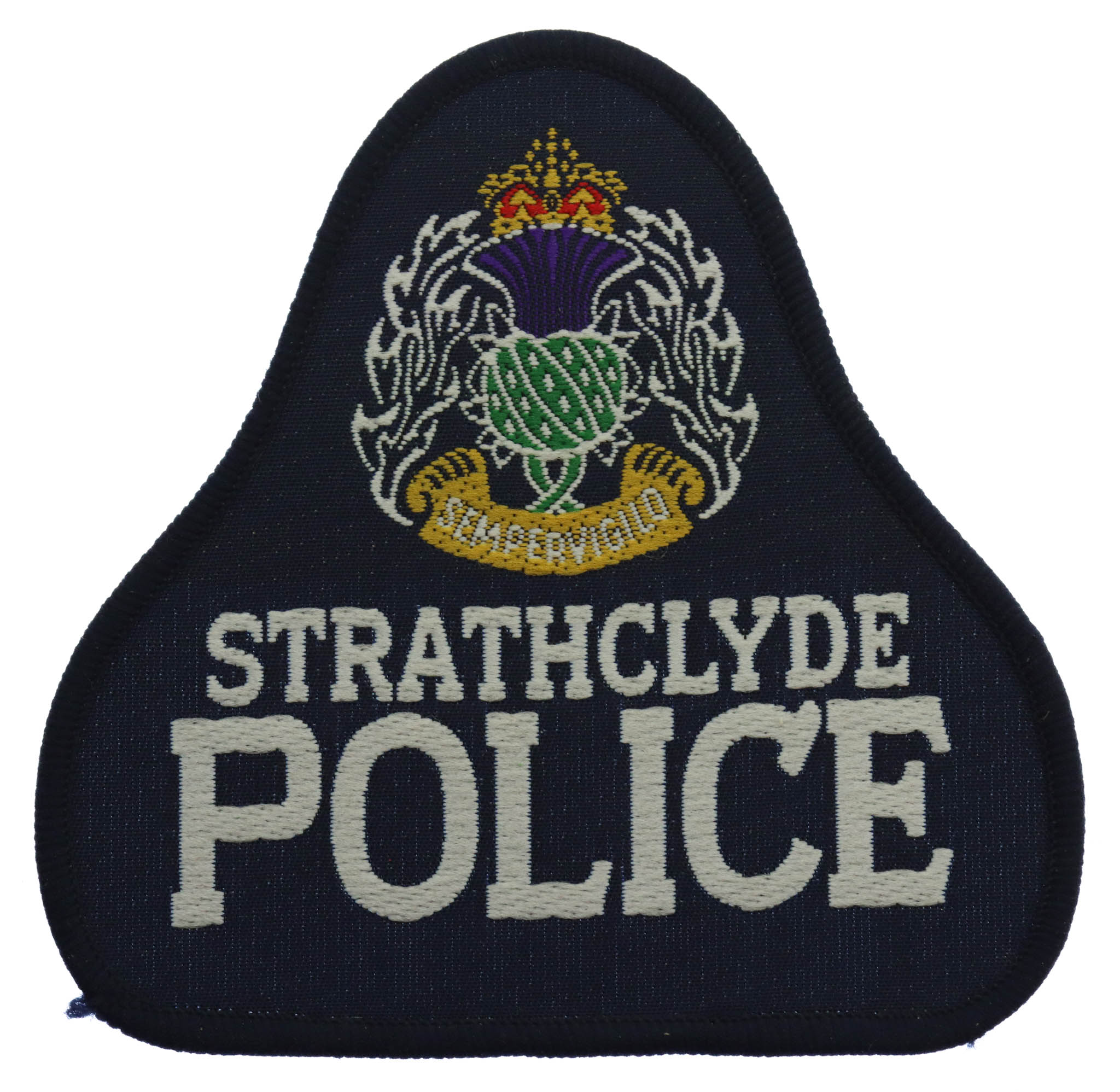 Strathclyde Police Cloth Bell Patch Badge