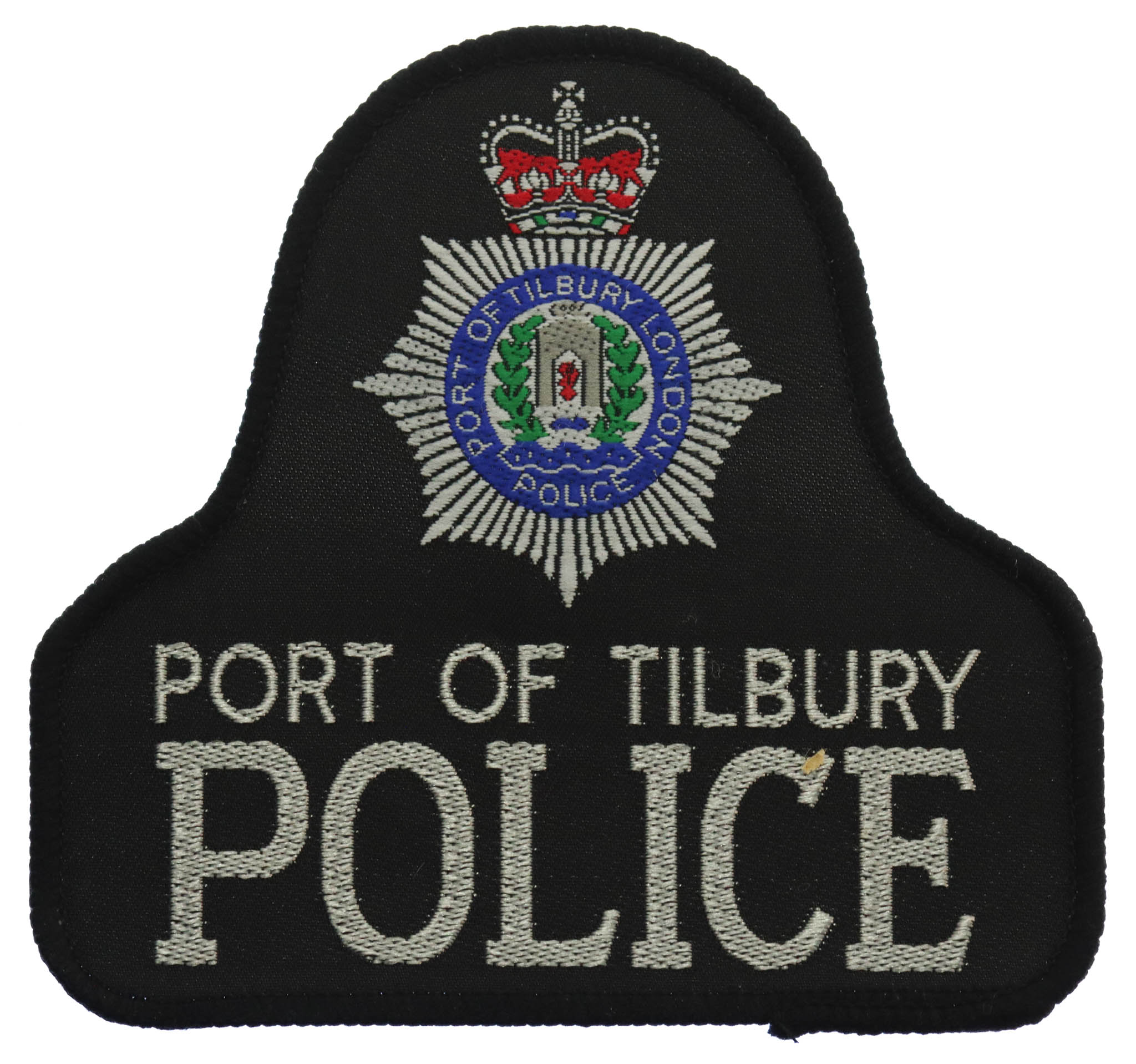 Port of Tilbury London Police Cloth Bell Patch Badge