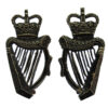 Pair of Royal Ulster Constabulary (R.U.C.) Collar Badges - Queen's Crown