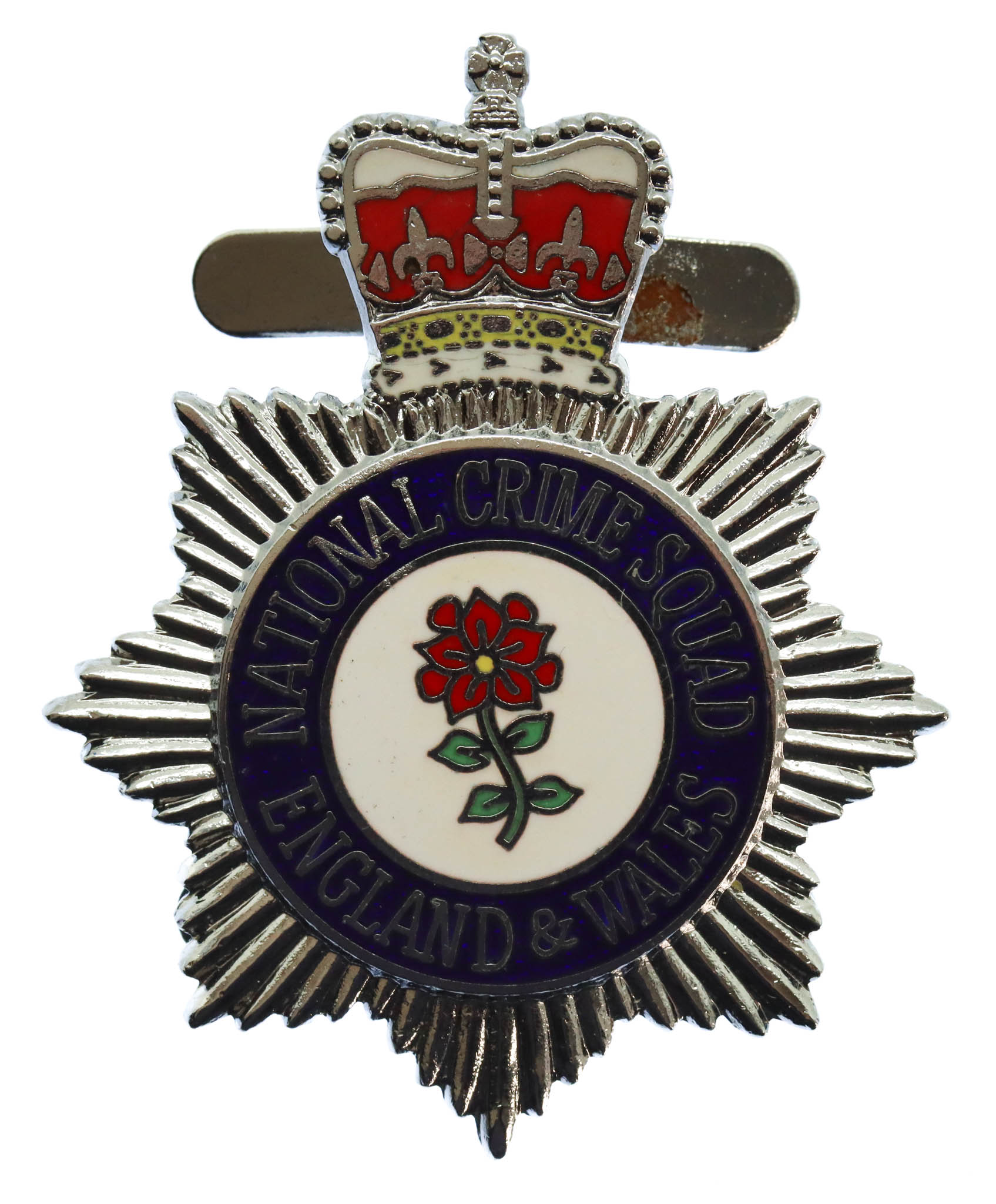 National Crime Squad England & Wales Enamelled Warrant Card Badge