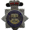 Derbyshire Constabulary Enamelled Warrant Card Badge - Queen's Crown