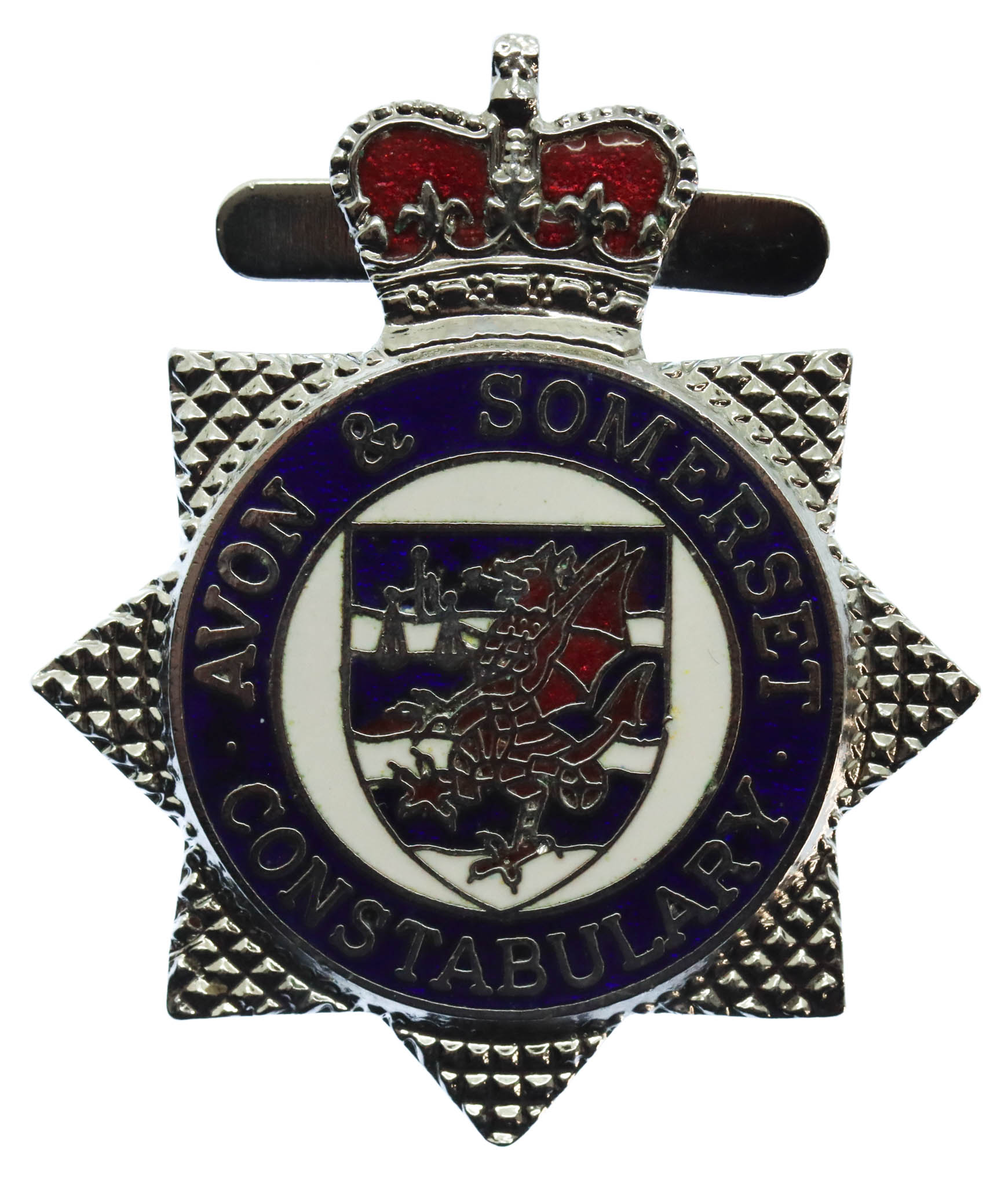 Avon & Somerset Constabulary Enamelled Warrant Card Badge