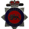 Surrey Police Enamelled Warrant Card Badge