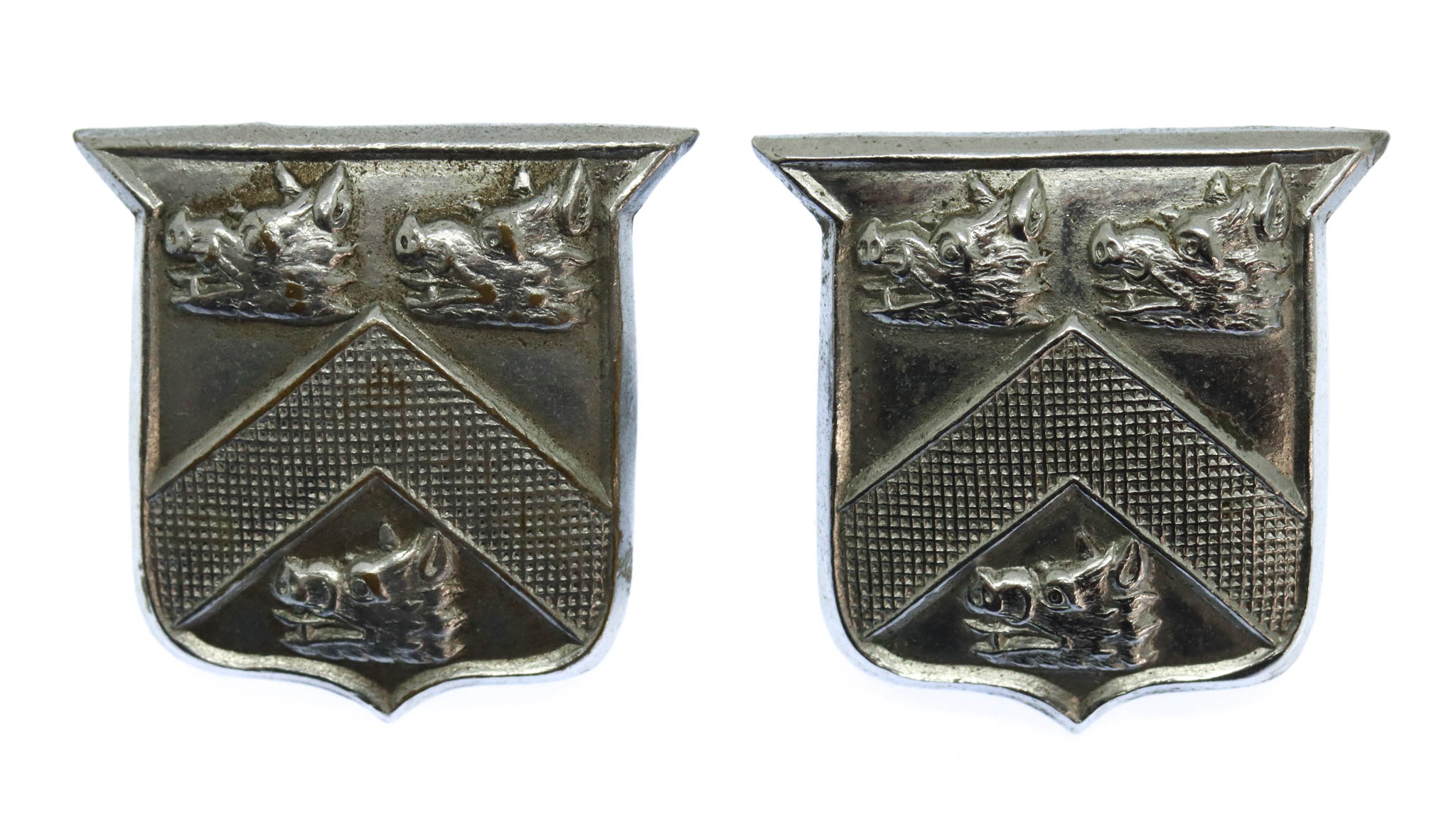 Pair of Grimsby Borough Police Collar Badges
