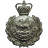 Glamorgan Constabulary Wreath Cap Badge - Queen's Crown