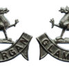 Pair of Glamorgan Constabulary Chrome Collar Badges