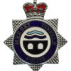 Mersey Tunnels Police Cap Badge - Queen's Crown (Post 1996)