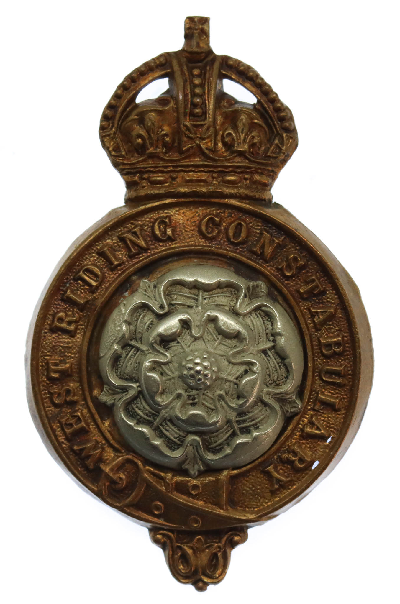West Riding Constabulary Cap Badge - King's Crown