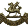 Glamorgan Constabulary White Metal Collar Badge