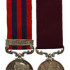 1854 India General Service Medal (Clasp - Bhootan) and Long Service & Good Conduct Medal Pair - Sergt. W. Hewitt, 55th (Westmorland) Regiment of Foot