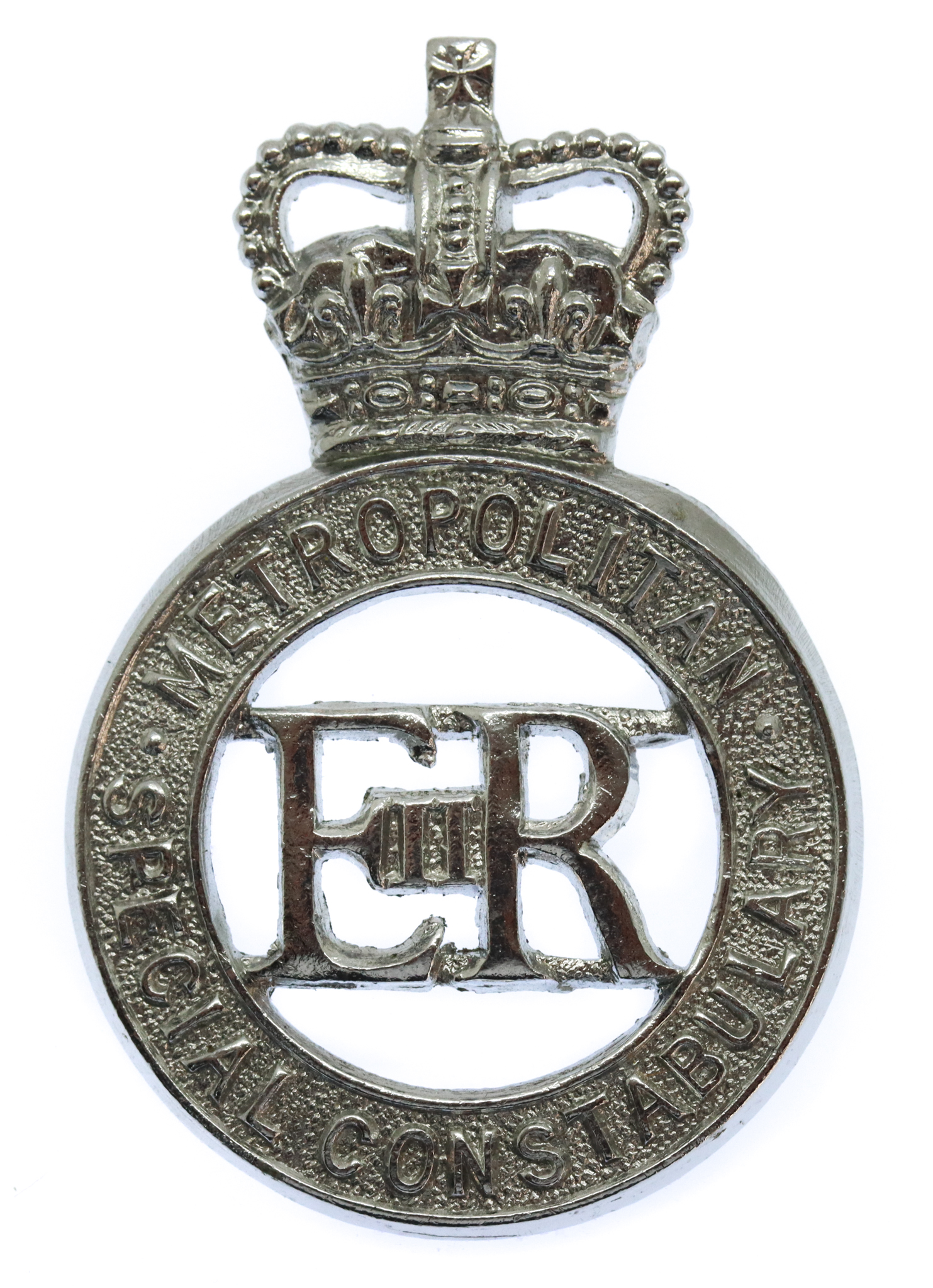 Metropolitan Special Constabulary Cap Badge - Queen's Crown