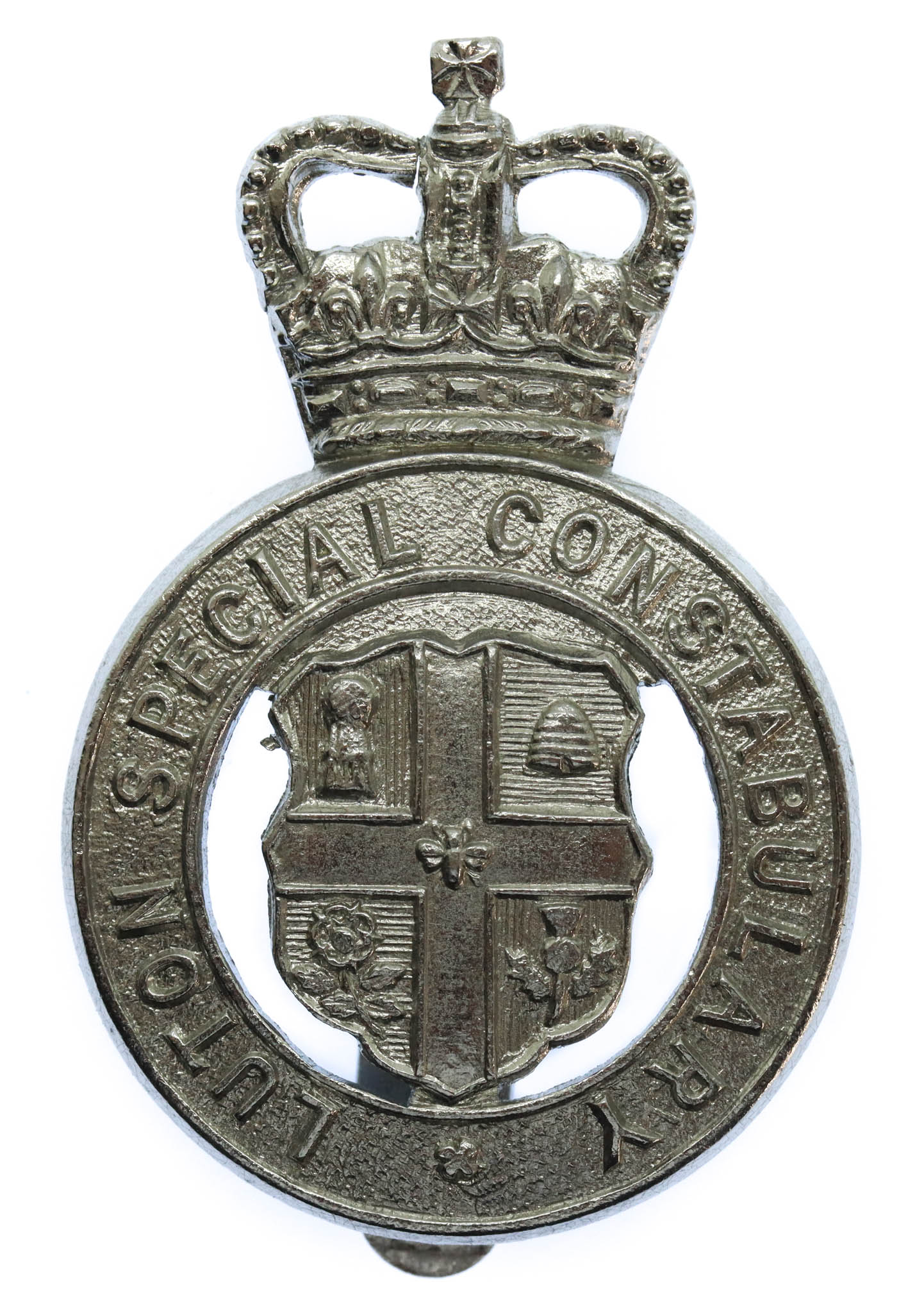 Luton Special Constabulary Cap Badge - Queen's Crown