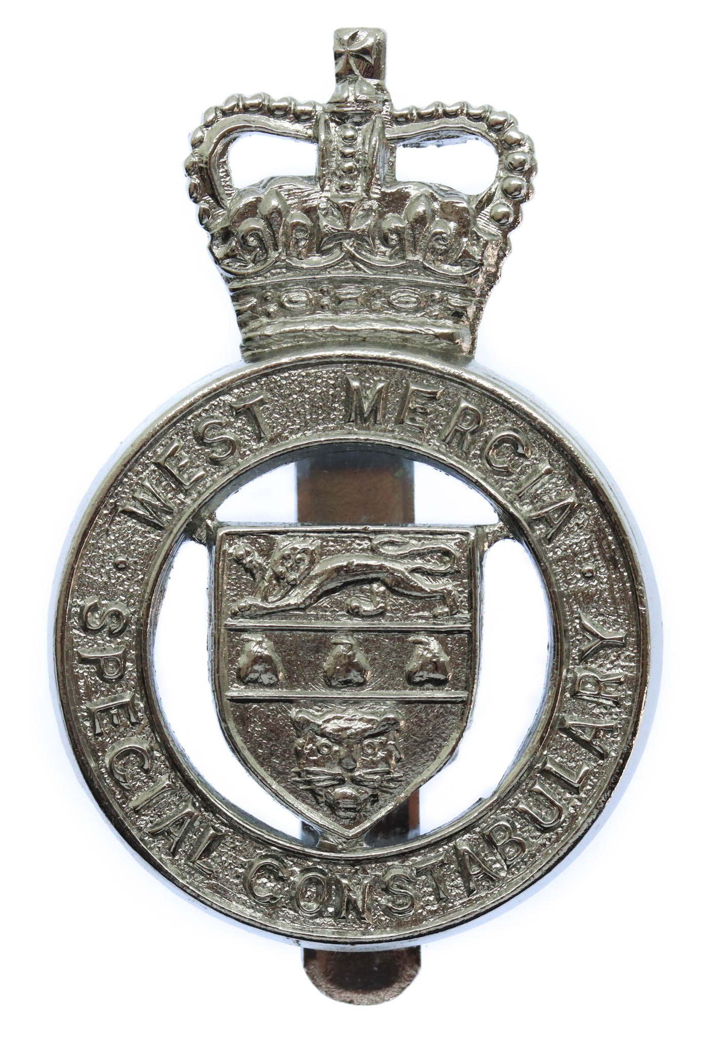 West Mercia Special Constabulary Cap Badge - Queen's Crown