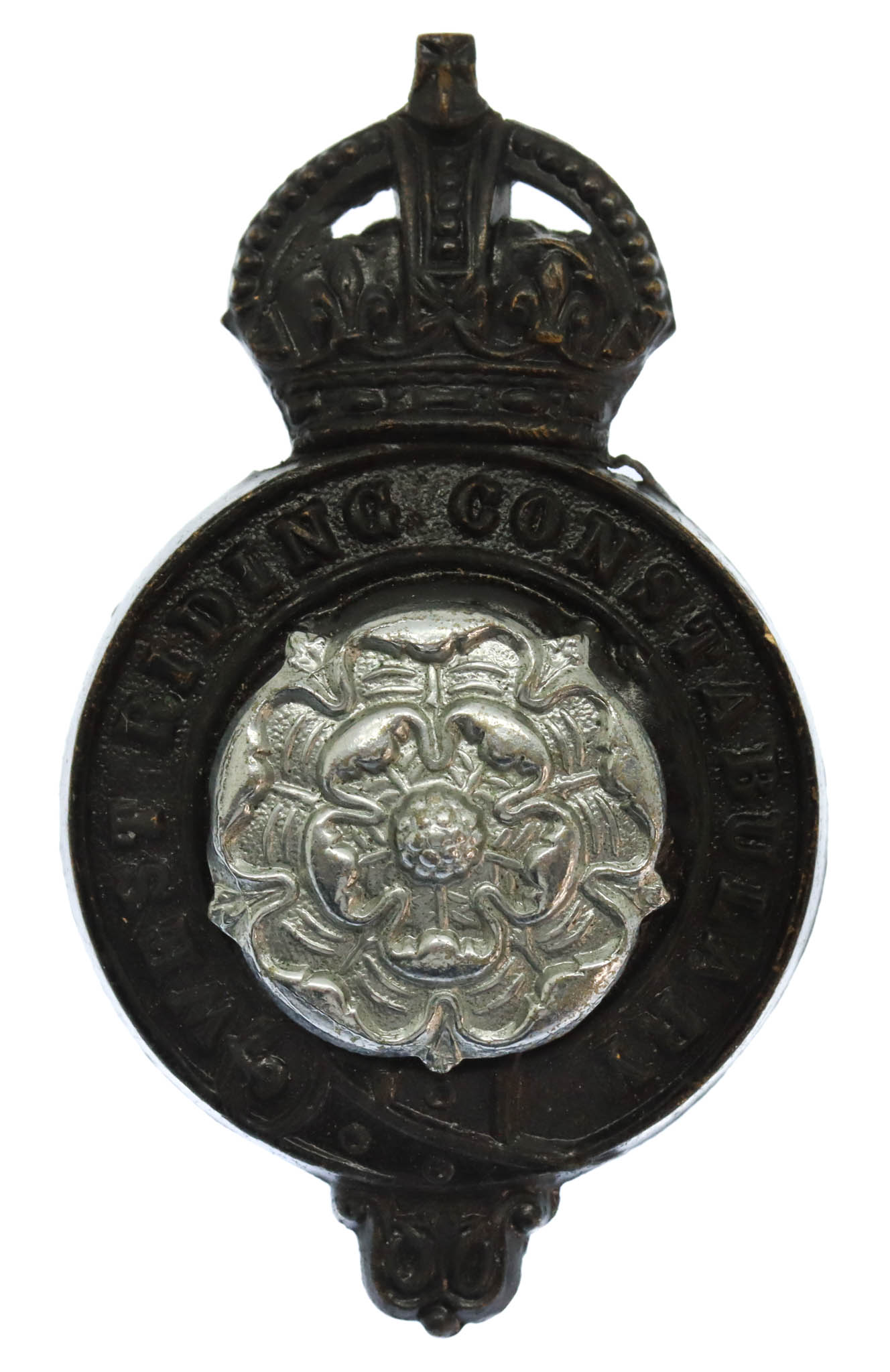West Riding Constabulary Cap Badge - King's Crown