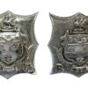 Pair of Blackburn Borough Police Collar Badges 
