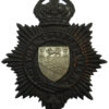 Norfolk Constabulary Black Helmet Plate - King's Crown