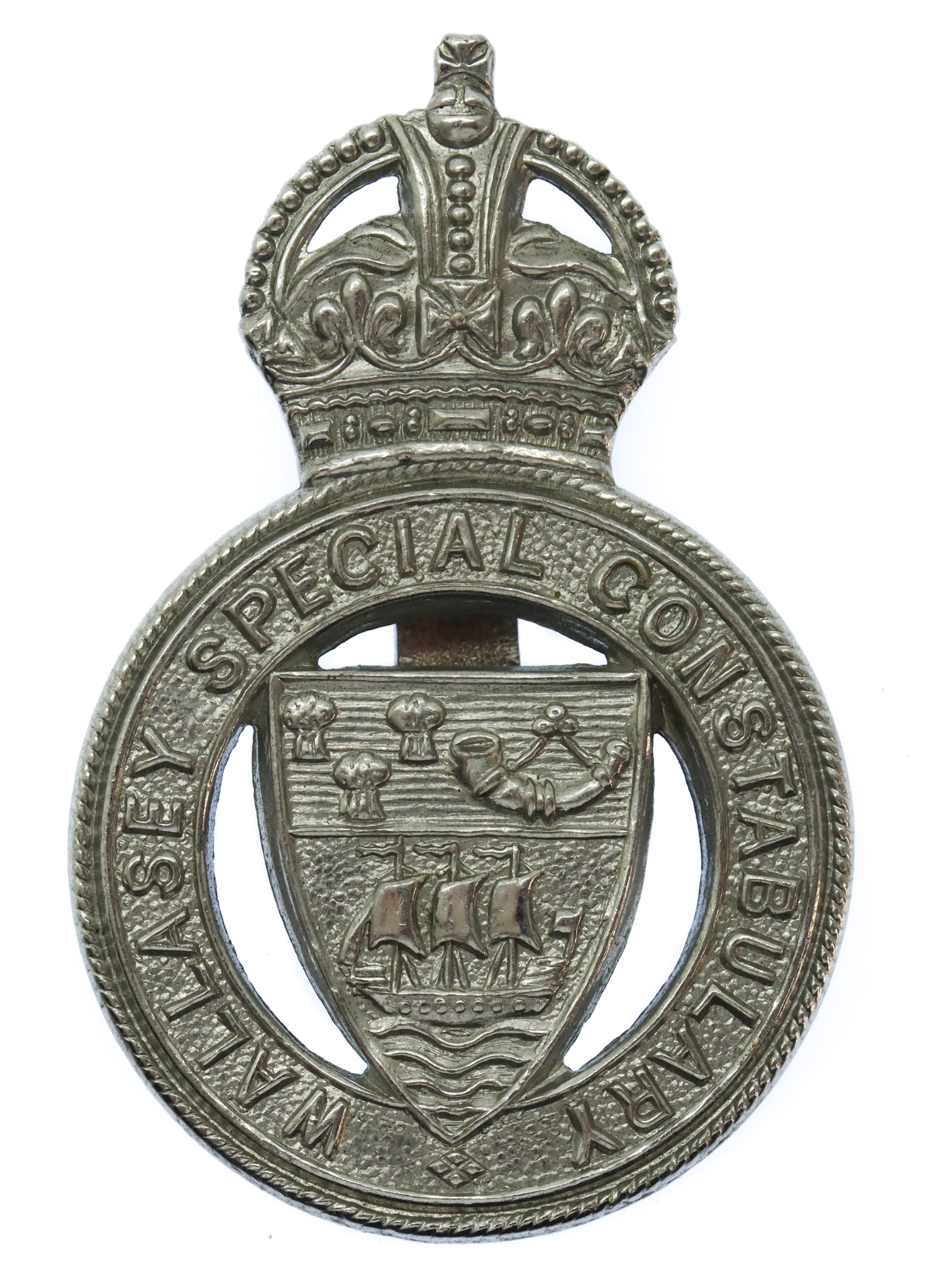 Wallasey Special Constabulary Cap Badge - King's Crown