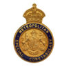 Metropolitan Special Constabulary Enamelled Cap/Lapel Badge - King's Crown