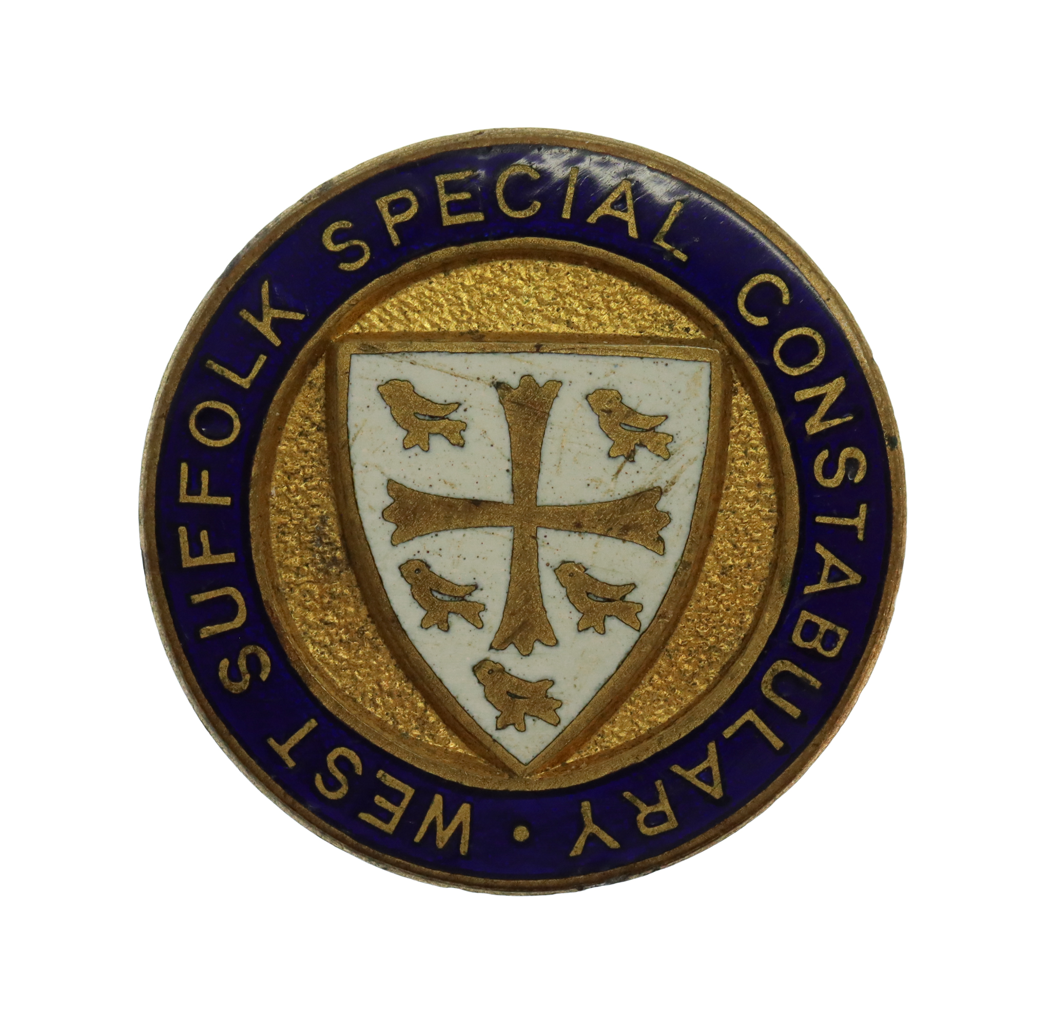 West Suffolk Special Constabulary Enamelled Lapel Badge