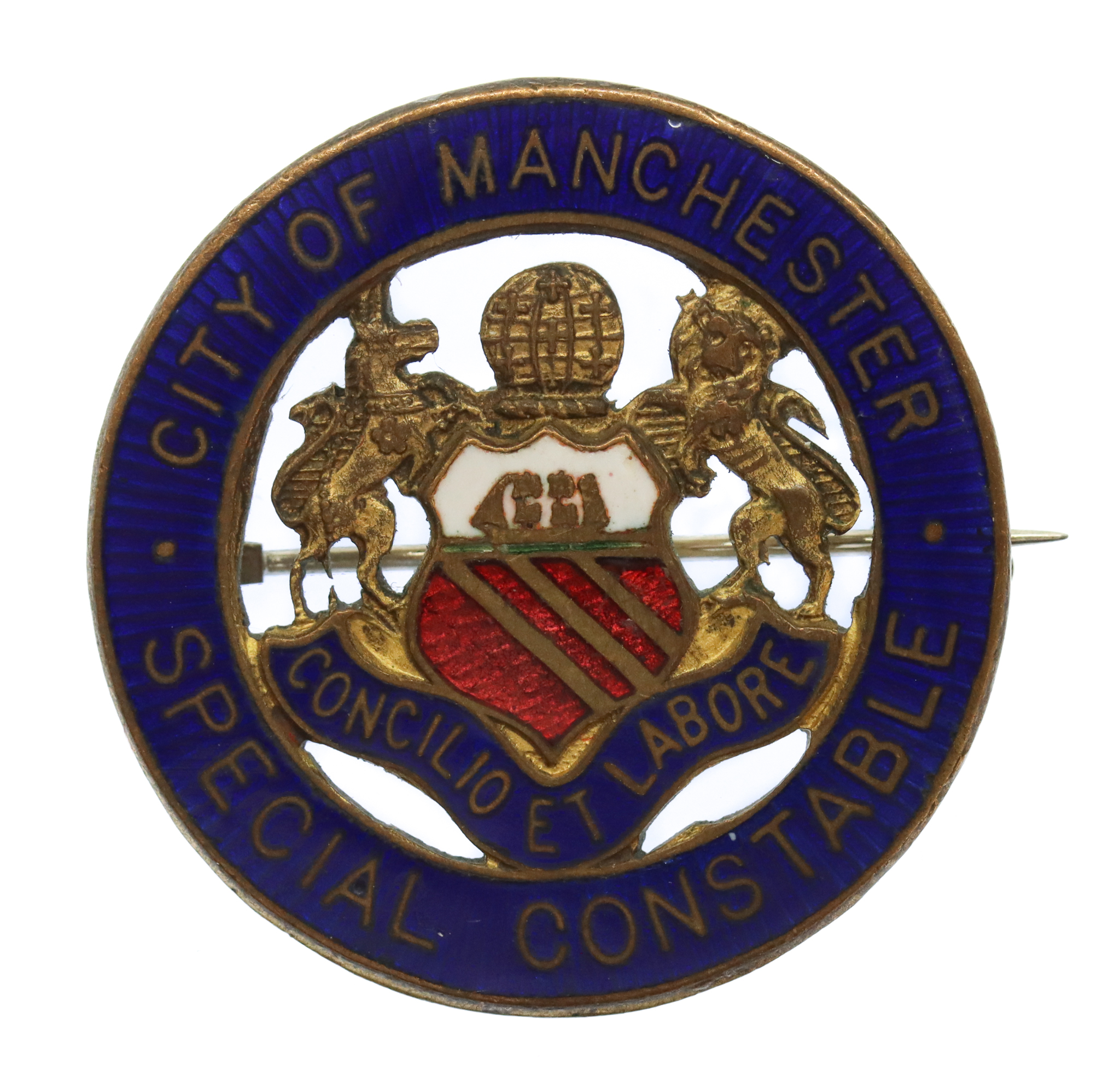 Manchester City Police Special Constable Enamelled Lapel Badge