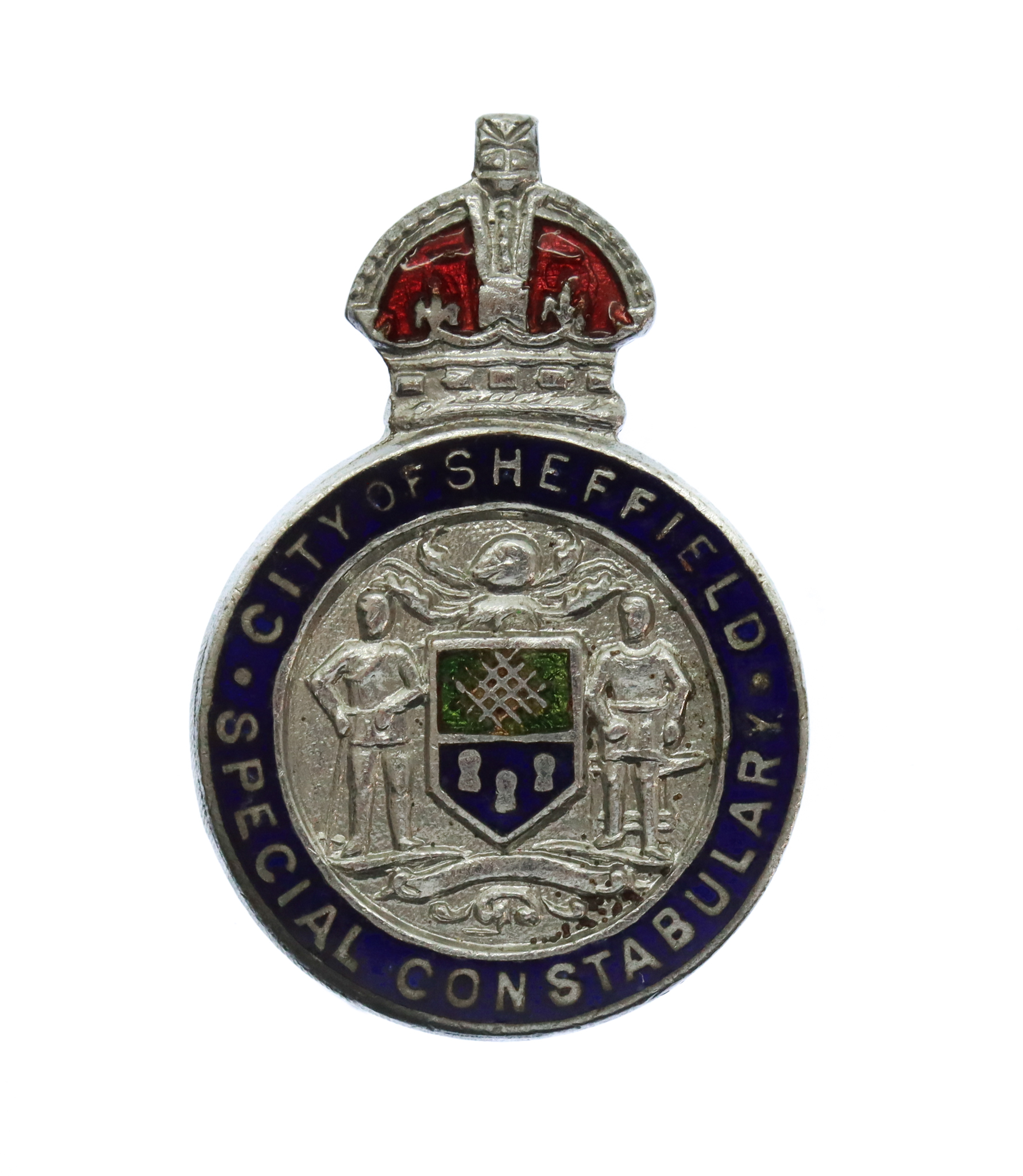 City of Sheffield Special Constabulary Enamelled Lapel Badge - King's Crown