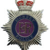 Dorset Police Enamelled Helmet Plate - Queen's Crown