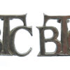 Pair of British Transport Commission (B.T.C.) Police Collar Badges
