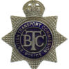 British Transport Commission (B.T.C.) Police Inspector's Enamelled Cap Badge - King's Crown