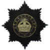 Oxfordshire Constabulary Sergeants Helmet Plate - King's Crown