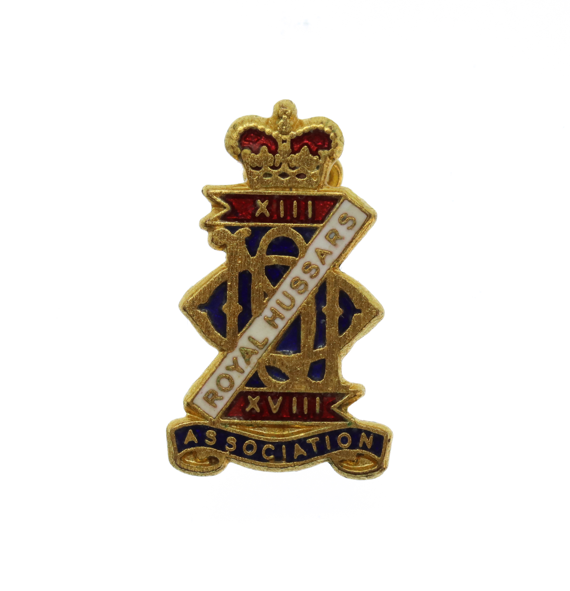 13th/18th Royal Hussars Association Lapel Pin Badge