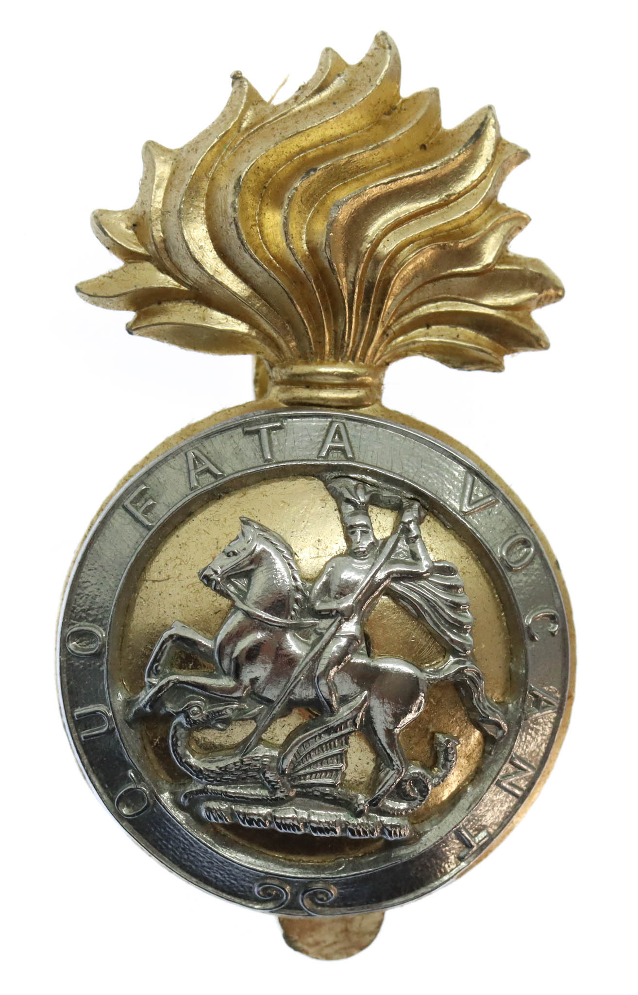 Royal Northumberland Fusiliers Anodised (Staybrite) Cap Badge