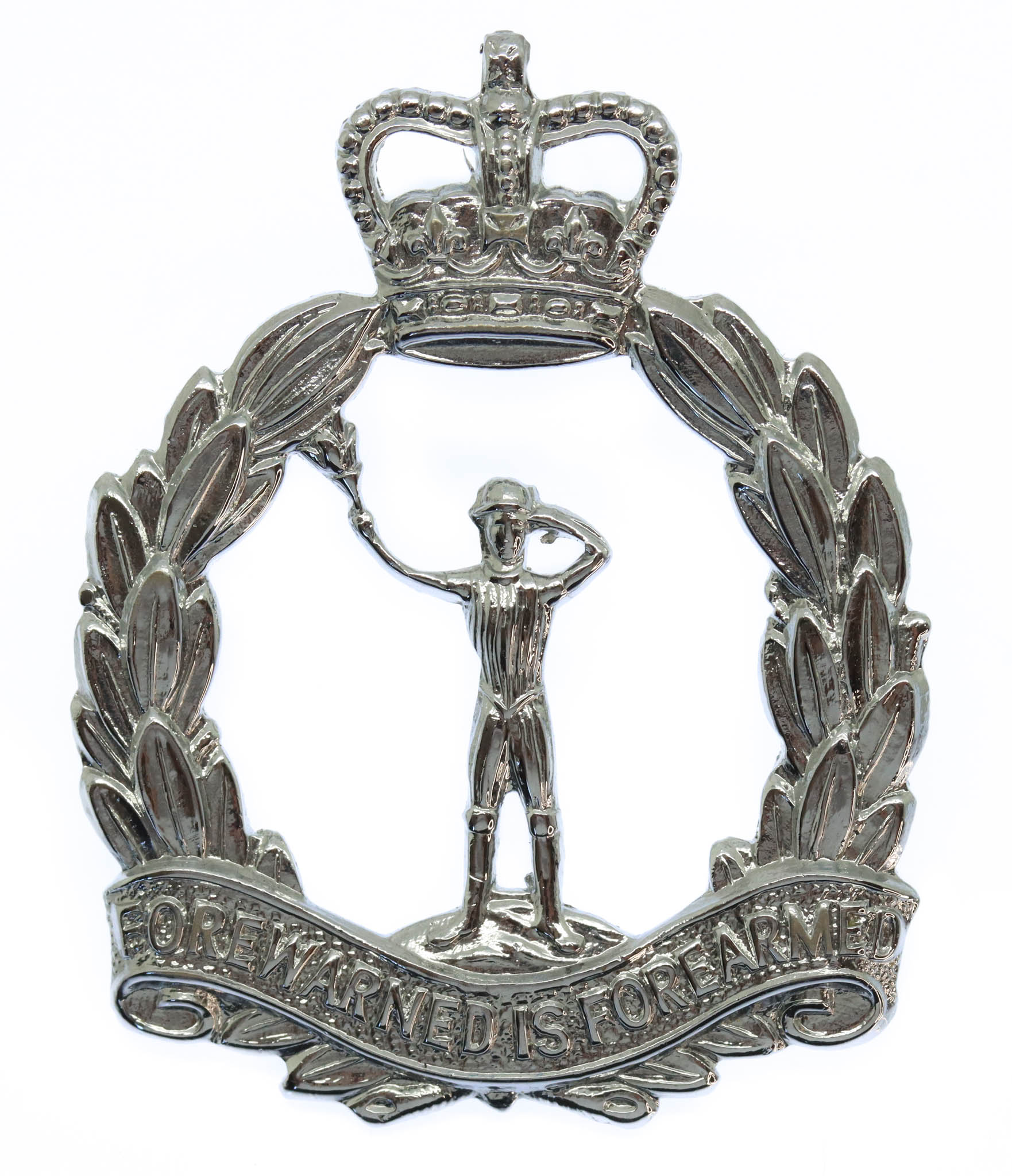 Royal Observer Corps Cap Badge - Queen's Crown