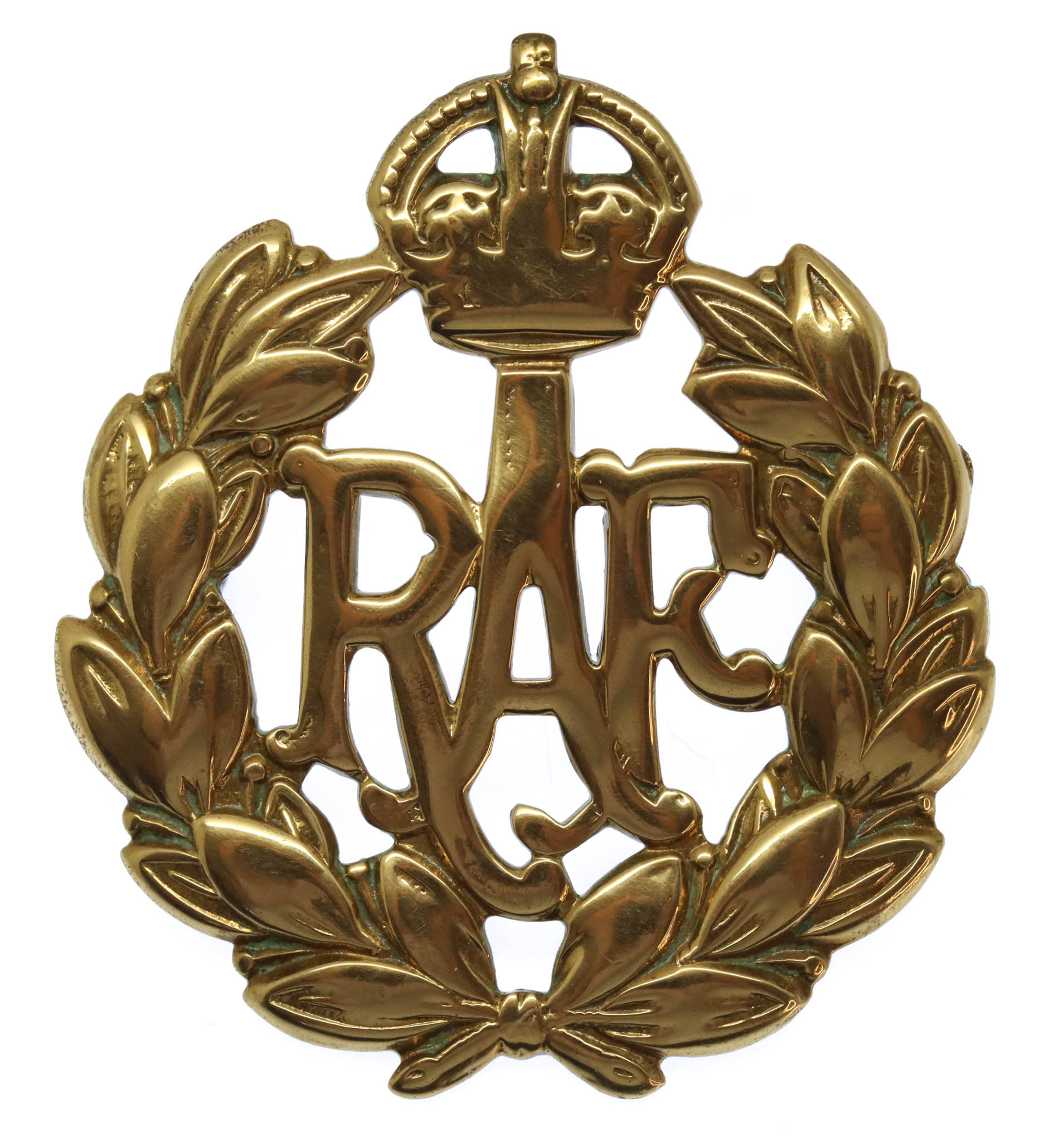 Royal Air Force (R.A.F.) Cap Badge - King's Crown