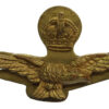 Royal Air Force (R.A.F.) Officer's Field Service Cap Badge - King's Crown