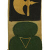WW2 78th Division 38th Irish Brigade Cloth Combination Formation Signs Epaulette Insignia