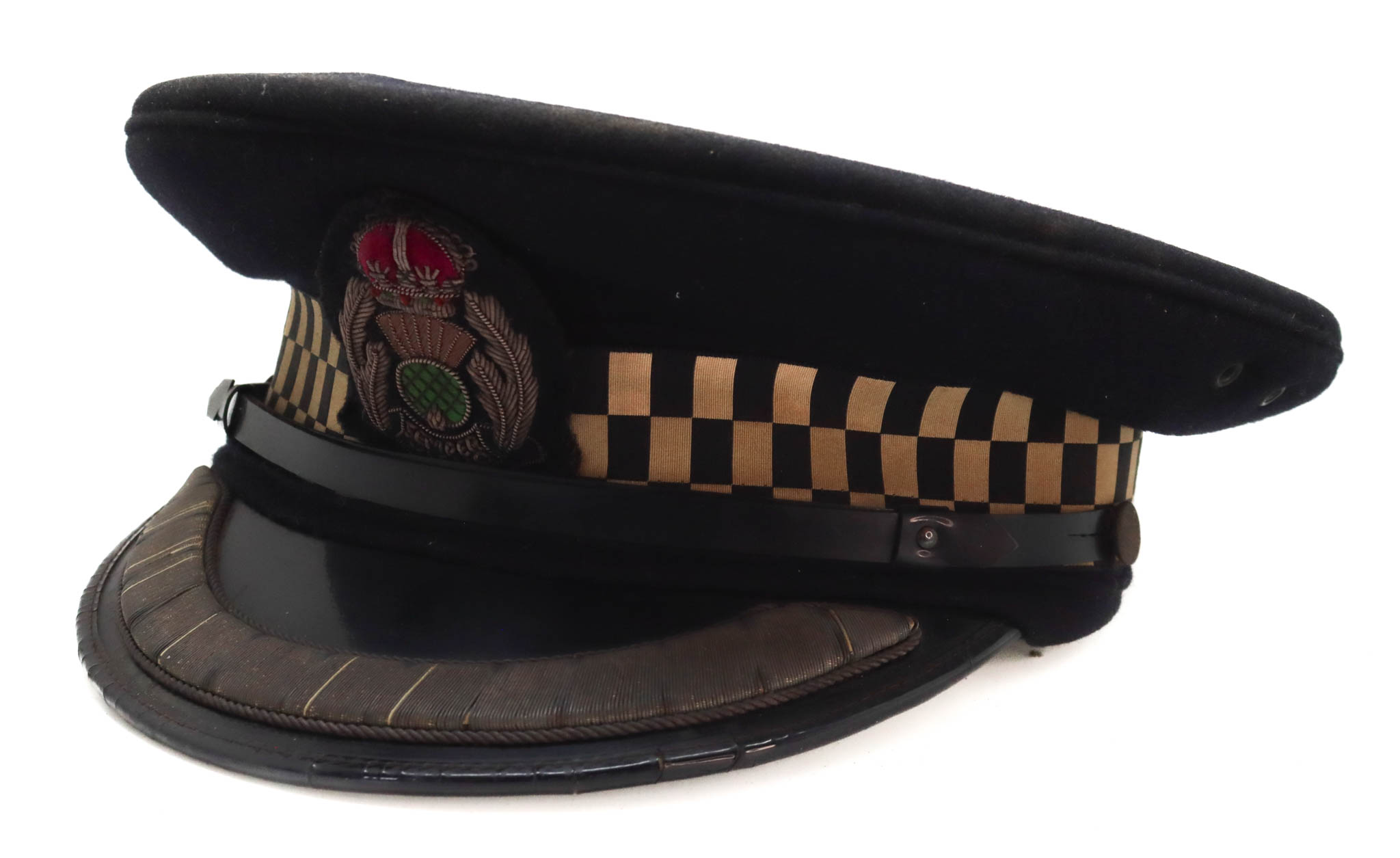 Scottish Police Forces Senior Officer's Peaked Cap (pre 1953)