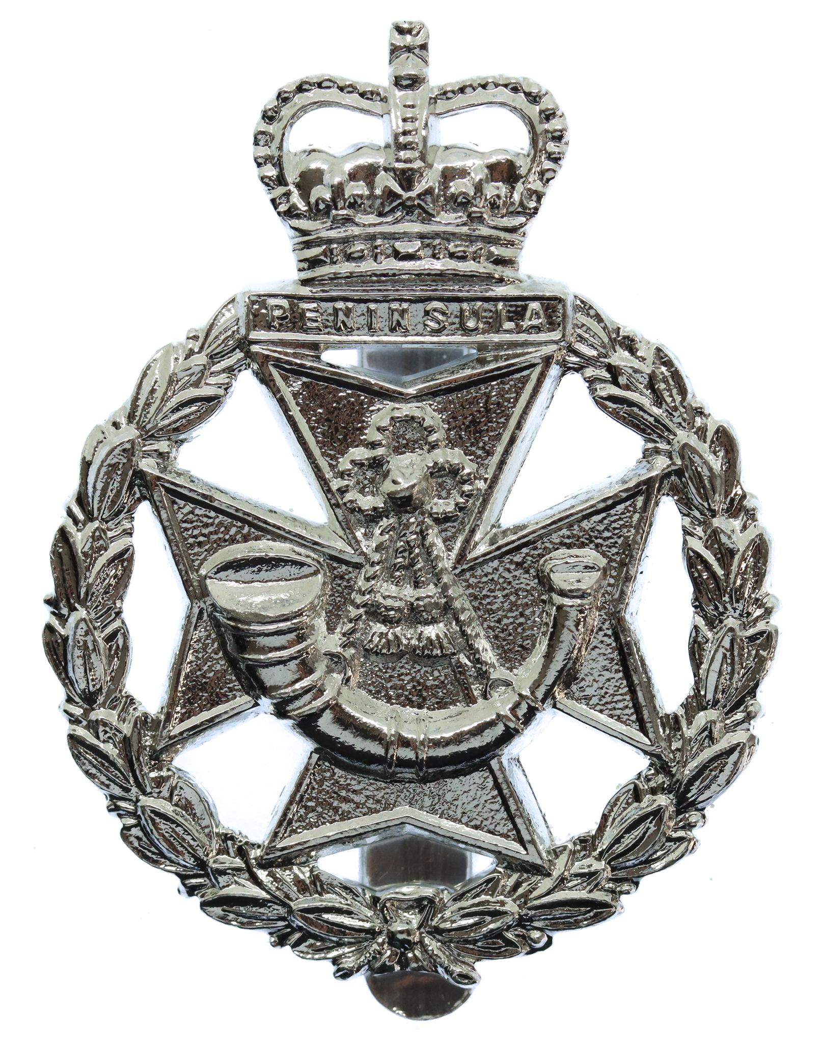 Green Jackets Brigade Anodised (Staybrite) Cap Badge