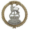 Mons Officer Cadet School Anodised (Staybrite) Cap Badge