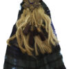 Black Watch (Royal Highlanders) Kilt & Sporran Sweetheart Brooch - King's Crown