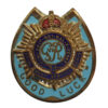 George VI Royal Army Service Corps (R.A.S.C.) Enamelled Good Luck Horseshoe Sweetheart Brooch