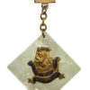 West Riding Regiment (Duke of Wellington's) Mother of Pearl Sweetheart Brooch