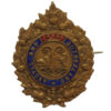 Argyll & Sutherland Highlanders Brass & Enamel Sweetheart Brooch