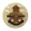 Notts & Derby Regiment (Sherwood Foresters) Mother of Pearl Sweetheart Brooch 