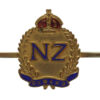 New Zealand Expeditionary Force (N.Z.E.F.) Enamelled Sweetheart Brooch - King's Crown