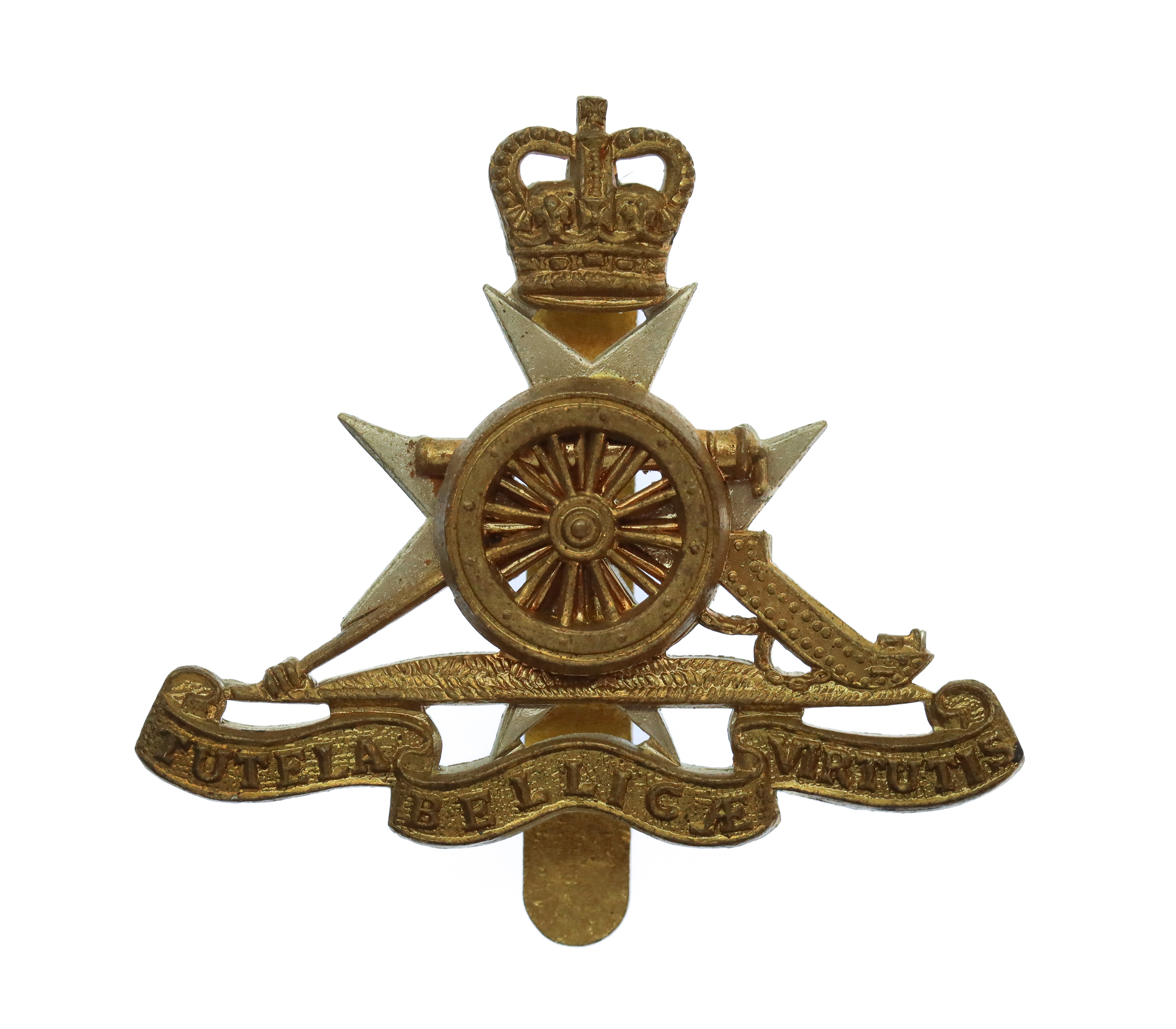 Royal Malta Artillery Beret Badge - Queen's Crown
